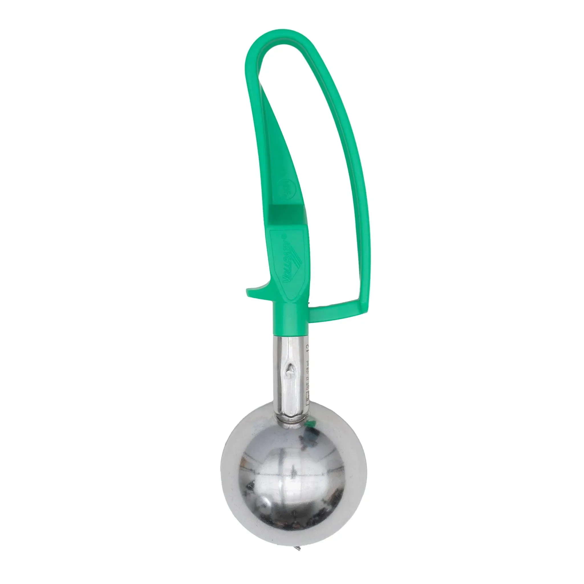 Vollrath 47393, Disher, Standard Round Bowl, Stainless Steel, Green, 12