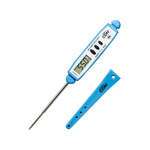 CDN Measurement Tools , DT450X-B, Thermometer, Digital Pocket Reduced Tip 40 - 450F Anti-Microbial - Haccp Blue