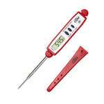 CDN Measurement Tools , DT450X-R, Thermometer, Digital Pocket Reduced Tip 40 - 450F Anti-Microbial - Haccp Red