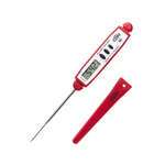 CDN Measurement Tools , DTT450-R, Thermometer, Digital Pocket Thin Tip 40 - 450F Anti-Microbial - Haccp Red