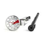 CDN Measurement Tools , IRB220-F-6.5, Thermometer, Beverage & Frothing 0 - 220F 1-1/2-In Dial W/ Frothing Zone 6-1/2-In Stem W/ Vessel Clip Anti-Microbial