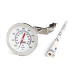 CDN Measurement Tools , IRL500, Thermometer, Cooking Long Stem Fry 100 - 500F 1-3/4-In Dial 12-In Stem W/ Vessel Clip