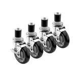Krowne Metal , 28-125S, Casters