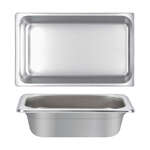 Thunder Group , STPA4004, Steam Table Pan, Stainless Steel