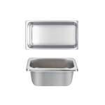 Thunder Group , STPA4132, Steam Table Pan, Stainless Steel