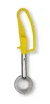 Vollrath , 47375, Disher, Standard Round Bowl, Stainless Steel, Yellow, 20