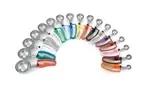Vollrath , 47404, Disher, Standard Round Bowl, Stainless Steel, Orange, 100